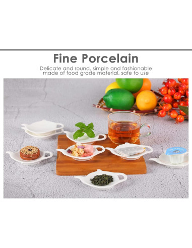 Soporte para Bolsitas de Té Tetera DS. Estilo Distintivo 4 Piezas