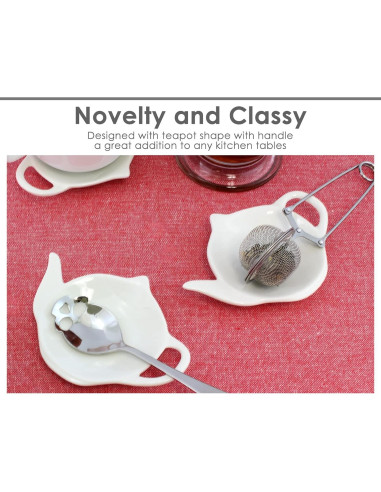 Soporte para Bolsitas de Té Tetera DS. Estilo Distintivo 4 Piezas