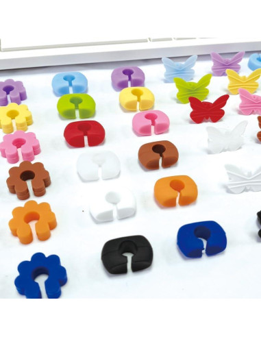 48 Marcadores de Vino de Silicona Reutilizables - 12 Colores