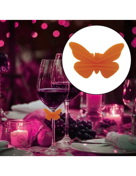 48 Marcadores de Vino de Silicona Reutilizables - 12 Colores