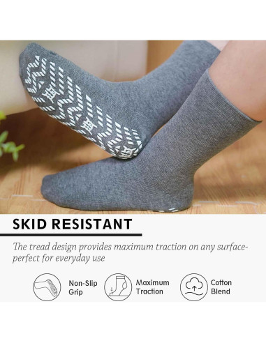 Calcetines Antideslizantes ZAKASA Unisex X-Grande 4 Pares