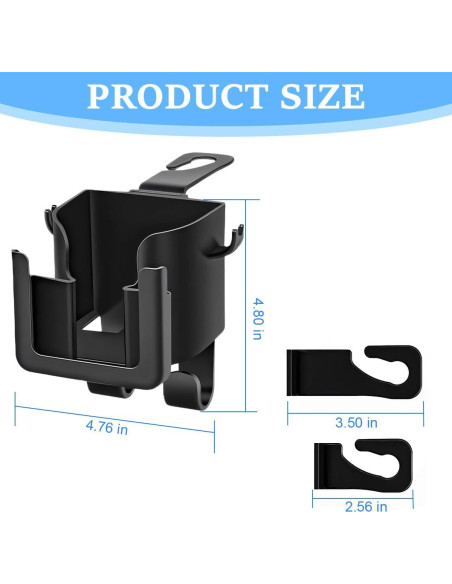 Soporte para Taza en Reposacabezas de Auto TNAIYH 2PCS