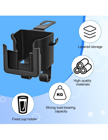 Soporte para Taza en Reposacabezas de Auto TNAIYH 2PCS