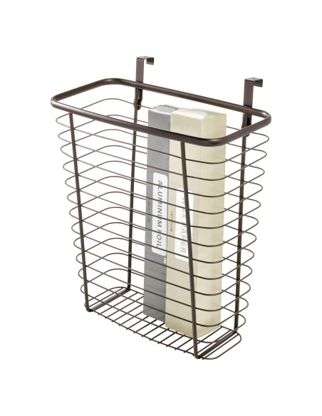 Bote de Basura Colgante iDesign Axis 11L Bronce 18x31x36cm