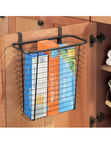 Bote de Basura Colgante iDesign Axis 11L Bronce 18x31x36cm