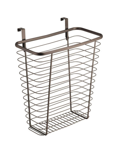 Bote de Basura Colgante iDesign Axis 11L Bronce 18x31x36cm