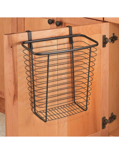 Bote de Basura Colgante iDesign Axis 11L Bronce 18x31x36cm