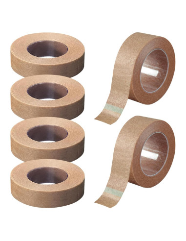 6 Rollos de Cinta Nasal Quirúrgica Microporosa YUEWEESER 1.27cm