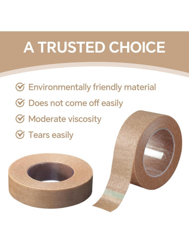 6 Rollos de Cinta Nasal Quirúrgica Microporosa YUEWEESER 1.27cm