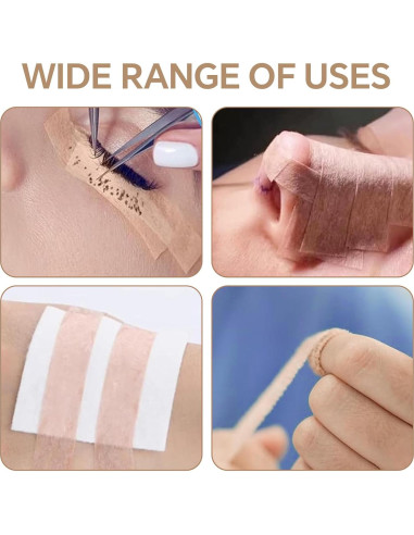 6 Rollos de Cinta Nasal Quirúrgica Microporosa YUEWEESER 1.27cm