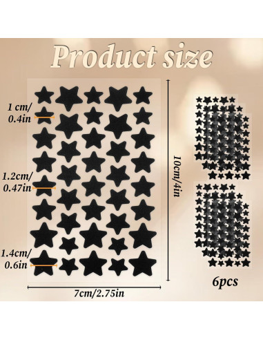 240 Parches para Acné Estrella Negros LXUEJIE Hidrocoloides