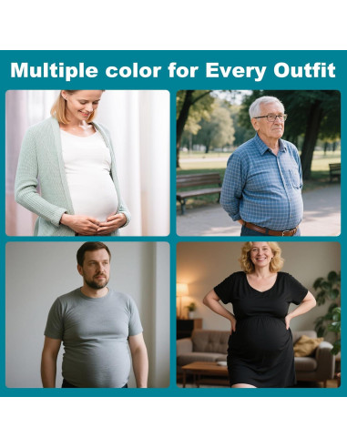 Extensores de Botón Elástico LUSTRIB 8 Pcs Ajustables 9.4 cm