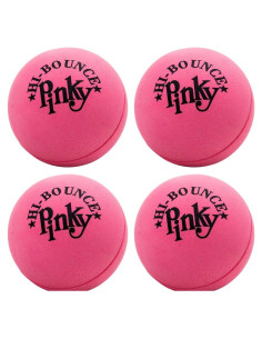 Pelotas Rebotadoras Rosa JA-RU - Paquete de 4, 5 cm, Goma