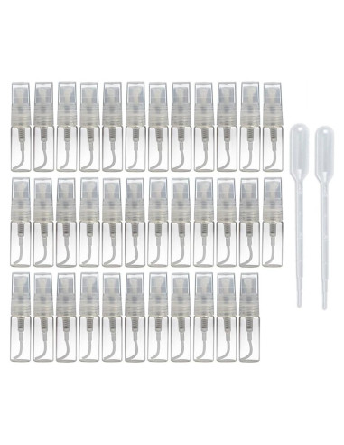 35 Botellas Atomizadoras de Vidrio Enslz 3ml Recargables