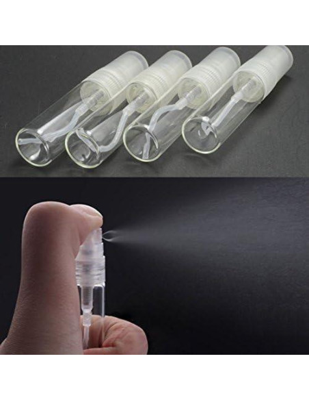 35 Botellas Atomizadoras de Vidrio Enslz 3ml Recargables
