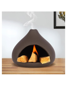 Soporte de Incienso Cerámica Theriom Cónico para Palo Santo