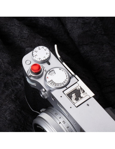 Empuñadura de metal para cámara Fujifilm X100V/X100VI - Olas Kanagawa