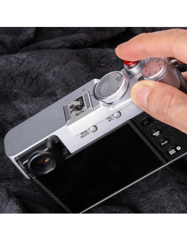 Empuñadura de metal para cámara Fujifilm X100V/X100VI - Olas Kanagawa