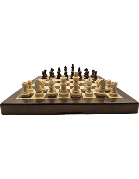 Juego de Ajedrez Magnético de Madera 30 cm Plegable Huizhou