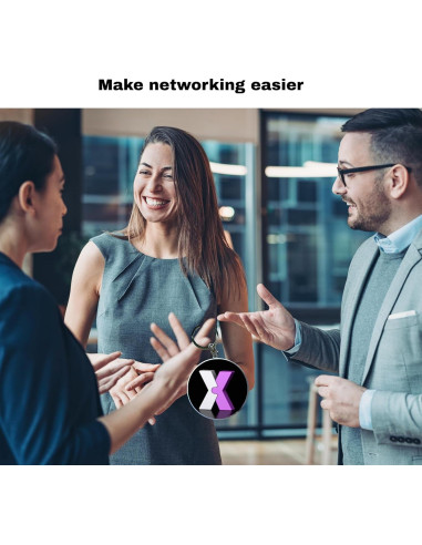 Paquete de 3 llaveros inteligentes NFC personalizados 5.6 cm