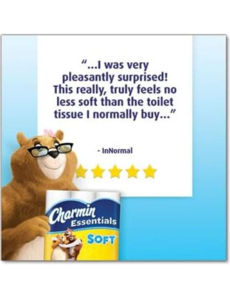 Papel Higiénico Charmin Esenciales Suave 2 Capas 12 Rollos