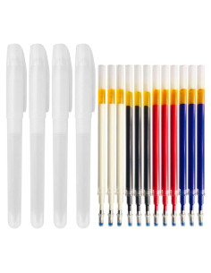 Bolígrafos Borrables por Calor Jauisus 4 Colores 12 Recargas