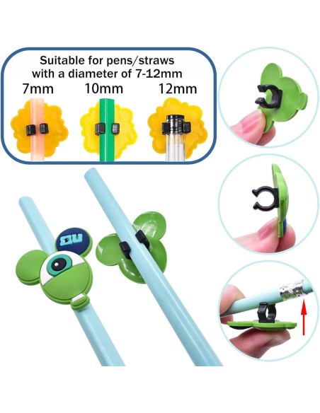 Toppers de Lápiz de Animales Marinos Kleeblatt - 50 Piezas