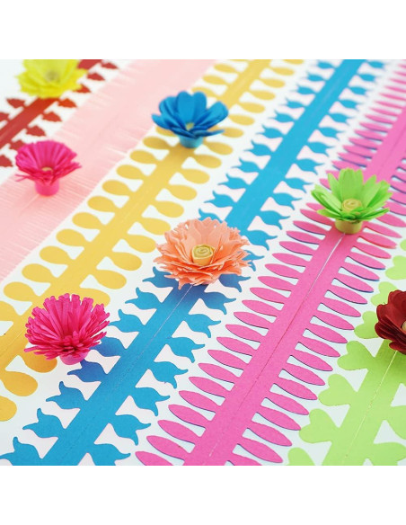 Tiras de Papel Quilling Coloridas SaktopDeco 112 Piezas 35 cm