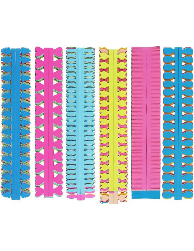 Tiras de Papel Quilling Coloridas SaktopDeco 112 Piezas 35 cm