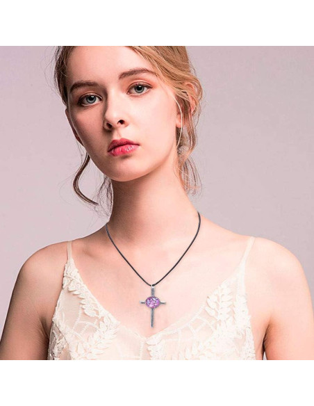 Kit de Colgante Cruz PH PandaHall 16pcs con Cúpulas de Vidrio