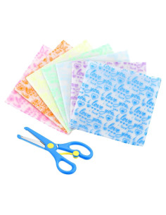 Juego de Papel de Origami PATIKIL 70 Hojas Luminiscente 50x50mm