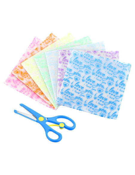 Juego de Papel de Origami PATIKIL 70 Hojas Luminiscente 50x50mm