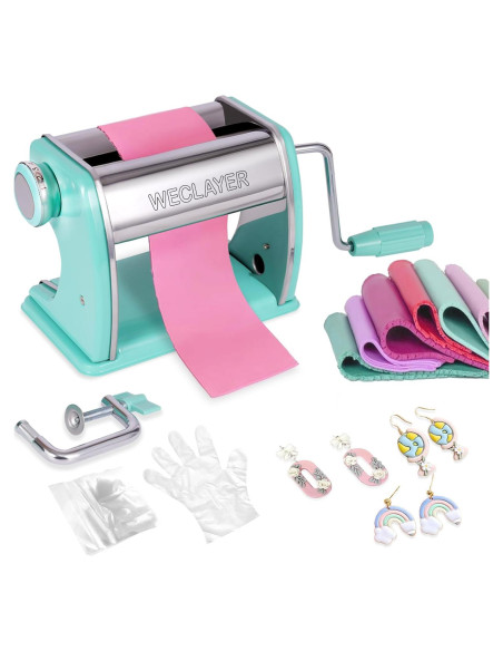 Máquina de Prensa de Arcilla WECLAYER con 7 Grosor y Accesorios