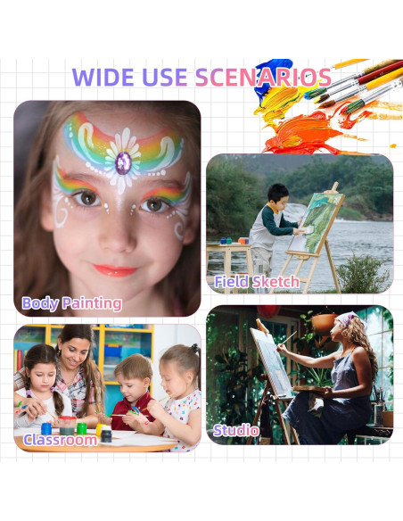 Limpiador de Pinceles 6-en-1 AnoleAir con Drenaje Blanco