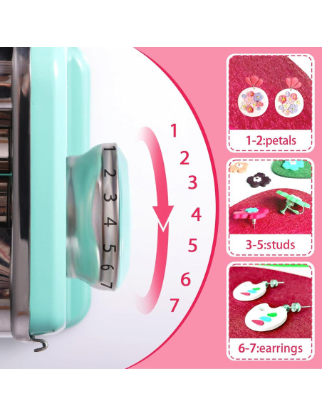 Máquina de Prensa de Arcilla WECLAYER con 7 Grosor y Accesorios