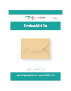 Troquel Mini Craftelier - Sobre de Carta Papá Noel 4.2x3.8cm 2