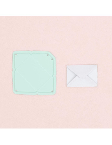 Troquel Mini Craftelier - Sobre de Carta Papá Noel 4.2x3.8cm