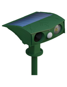Repelente Solar Ultrasonido Ariie Flash-Owl para Animales