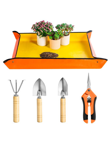 Kit de Jardinería Josteve 5 Pcs - Tijeras y Herramientas para Suculentas