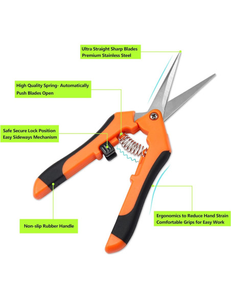 Kit de Jardinería Josteve 5 Pcs - Tijeras y Herramientas para Suculentas