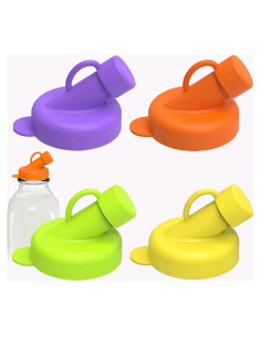4 Tapas de Silicona HAIYUJI para Botellas de Leche 48mm