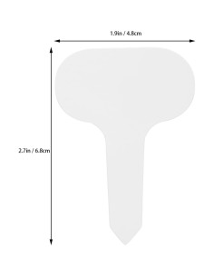 Etiquetas de Plástico T-Type 1000 Piezas Foraineam para Jardín 2
