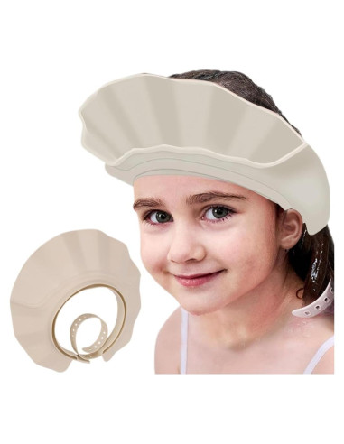 Gorro de Ducha Ajustable LYZYC para Niños y Adultos - Protección Ocular