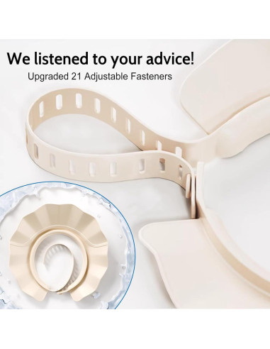 Gorro de Ducha Ajustable LYZYC para Niños y Adultos - Protección Ocular