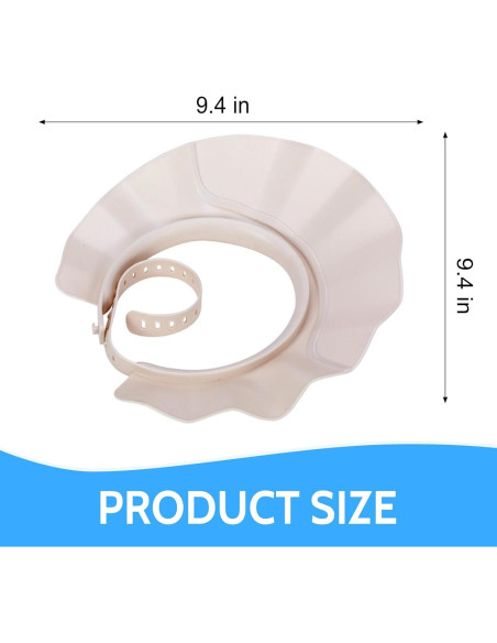 Gorro de Ducha Ajustable LYZYC para Niños y Adultos - Protección Ocular