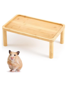 Plataforma de Madera para Hámster Juexica 34.3x20.8x13 cm