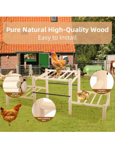 Percha para Pollitos Moyardow de Madera de Haya 88.4x30.5x30cm 2