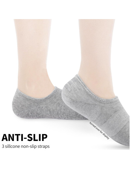 Calcetines Invisibles VOROLO para Mujeres Antideslizantes 6 Pares