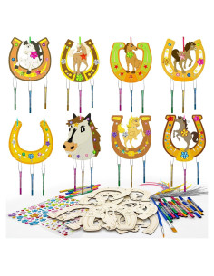Kit de Manualidades Móvil de Caballos Cinrobiye 16 Piezas