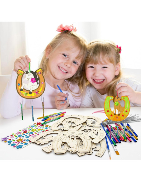 Kit de Manualidades Móvil de Caballos Cinrobiye 16 Piezas